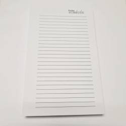 Interior para Libretas 1/4 o cuarto de Oficio "Raya"