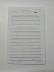 3x2 Interior para Libretas de media carta "Raya"