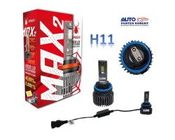 FOCO LED H11 SPAIDER MAX2 40.000 LUMEN ILUMINACIO LUZ BLANCA OEM.
