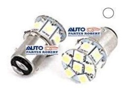 FOCO LED 1034 2 FILAMENTOS PATAS DISPAREJAS COLOR BLANCO SMD 13 HYPERLED 5050 OEM.