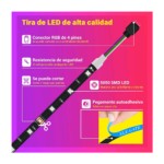 Tira de luces led rgb 5050, 7 metros + app bluetooth / led.42app.7