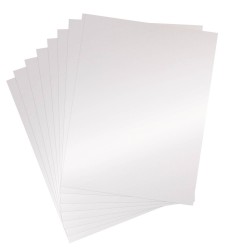10 hojas vinilo mate blanco imprimible