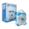 Ventilador redondo multifuncional heng lian con asa agarradera y lámpara led, variedad de colores / hl-ven3605r