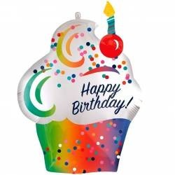 Globo pastelillo happy birthday