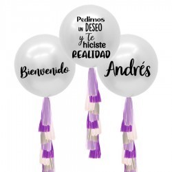 Globo personalizado de 17" deseo