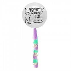 Globo personalizado de 17" coronavirus