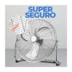 Par de ventiladores 2 en 1 redondos metálicos ele-gate de 10 pulgadas con 3 aspas / clr.65