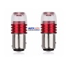 FOCO LED 1034 2 PATAS DISPAREJAS CON ESTROBO 2 FUNCIONES COLOR ROJO OEM.