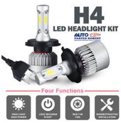 FOCO LED H4 HI-LED KRIPTON ALTA/BAJA DOS CARAS JUEGO 2-PZ MXLH001H4