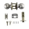 Cerradura Tipo Pomo Baño Acero Inoxidable Mod.281BK10 | Jako Herrajes