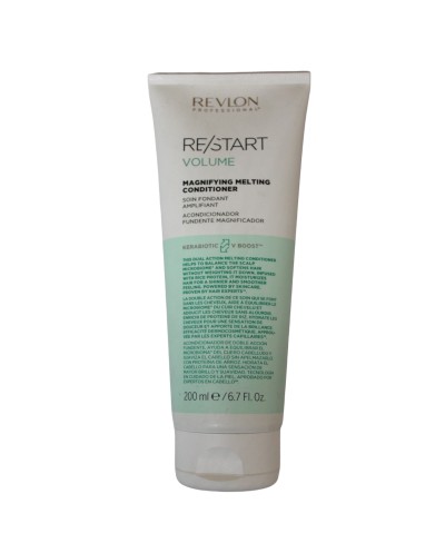 RESTART Volume Acondicionador Fundente Magnificadorsuaviza el cabello sin apelmazarlo 200ml - Revlon
