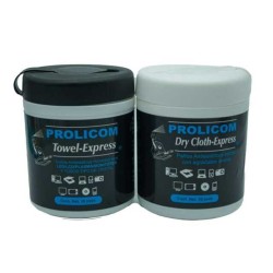 Pack de 2 botes de toallas prolicom de 30 pzas towel express -367165 -367301