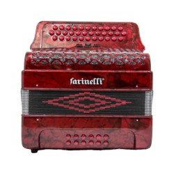 Acordeón Farinelli 3412 de 3 Registros en Tono de Fa | Calidad y Sonido Profesional