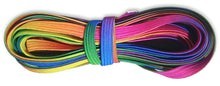5m cada 1 de elasticos planos estilos arcoiris y arcoiris pastel