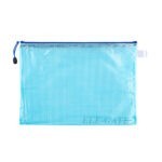 Carpeta organizadora transparente tamaño a4 impermeable y con cierre, variedad de colores / off.03.11