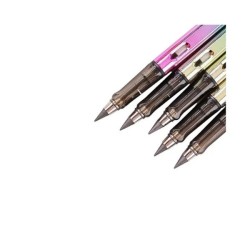 1pza Lápiz mágico infinito con diseño tornasol metálico, variedad de colores / lu8915 / 2305