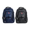 Mochila mediana lisa de 16 pulgadas con 4 compartimentos y placa lml, varieda de colores / R0X378