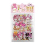 Paquete 5 plantillas 9x12cm de stickers decorativas con diseño melody, variedad de modelos / q-jh3407 / wfsn001