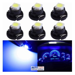 FOCO LED T3 8mm AZUL TABLERO DE MANDOS E INSTRUMENTOS AUTOS Y MOTOCICLETAS OEM.