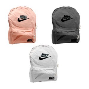 Mochila mediana de 2 compartimientos + 2 lapiceras de diversos tamaños, variedad de colores / 90407