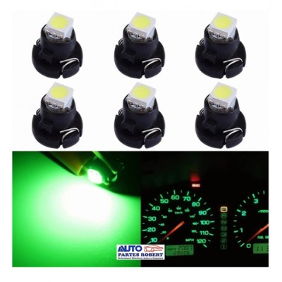 FOCO LED T3 8mm VERDE TABLERO DE MANDOS E INSTRUMENTOS AUTOS Y MOTOCICLETAS OEM.