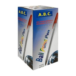 Caja con 50 plumas ball point pen, variedad de colores / chifon / aa934 / d-4236 / wj-934-2