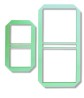 Duo de reglitas para post-it