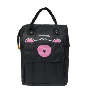 Mochila pañalera multifuncional de 2 compartimientos con estampado de animales, variedad de colores y diseños / mommybaby / zqf-
