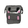 Mochila pañalera multifuncional de 2 compartimientos con estampado de animales, variedad de colores y diseños / mommybaby / zqf-
