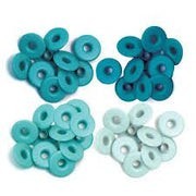 Eyelets Wide Aqua