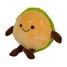 Peluche afelpado pequeño 15cm de hamburguesa con ventosa para colgar / mr-530112