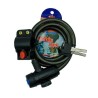 Candado con cadena para bicicleta, variedad de colores / hl-cpb5736