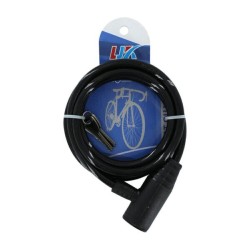 Candado para bicicleta con par de llaves, variedad de colores / ljk / t-606-rz01 / t-606-rz02
