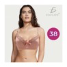 Brasier con encaje de copa completa y tirante ajustables, variedad de colores y tallas / rop.30