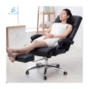 Silla reclinable con 5 ruedas móviles, descansa pies y reposa brazos / hog.117.a