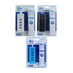 Hub led 3.0 con 4 puertos usb 5gbps, 30cm / 11381 / 11621
