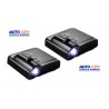 LUZ REFLECTOR DE LOGOTIPO PARA PUERTAS LUZ CORTECIA AUTOMOTRIZ JUEGO DE 2 PIEZAS LOGOS DISPONIBLES : NISSAN VW TOYOTA CHEVROLET