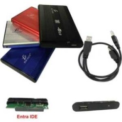 Gabinete case disco duro 2.5 usb 2.0 a ide