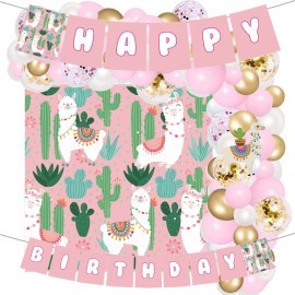 Kit decorativo Llama and Cactus