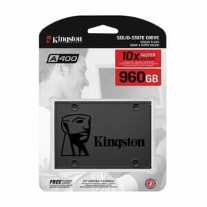 Unidad de disco duro en estado sólido ssd 2.5 sata III kingston versión a400 con capacidad de 960gb / sa400s37/960g