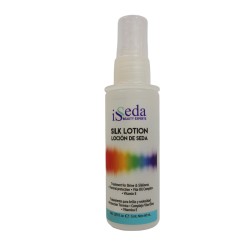 Loción seda brinda protección térmica, aporta brillo y sedosidad, protege cabello teñido 60ml - Isseda