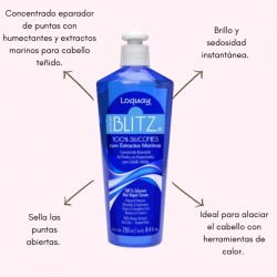 Concentrado reparador de puntas termo protector con humectantes 250ml - Loquay