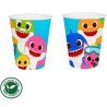 12 Vasos Baby Shark