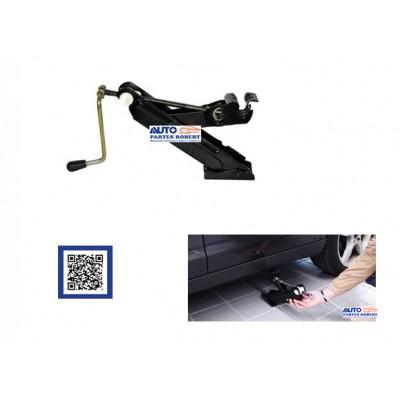 GATO PUNTO DE APOYO UNIVERSAL CAPACIDAD 1.5 TONELADAS CON MANIVELA REFORZADO PARA AUTOS Y CAMIONETAS OEM.