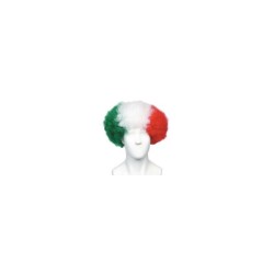 Peluca afro tricolor