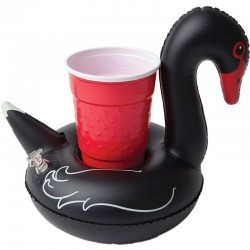 Porta vaso cisne negro