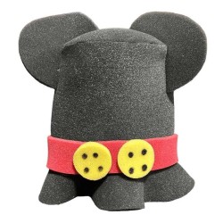 Sombrero de hule espuma Mickey Mouse