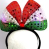 Diadema moño tricolor