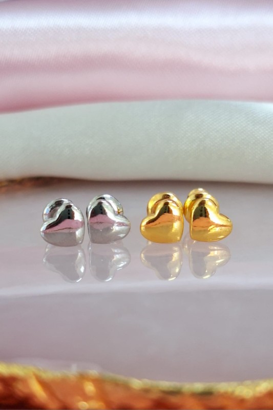 Aretes corazon Chapa 155