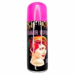 Spray para el cabello color rosa
